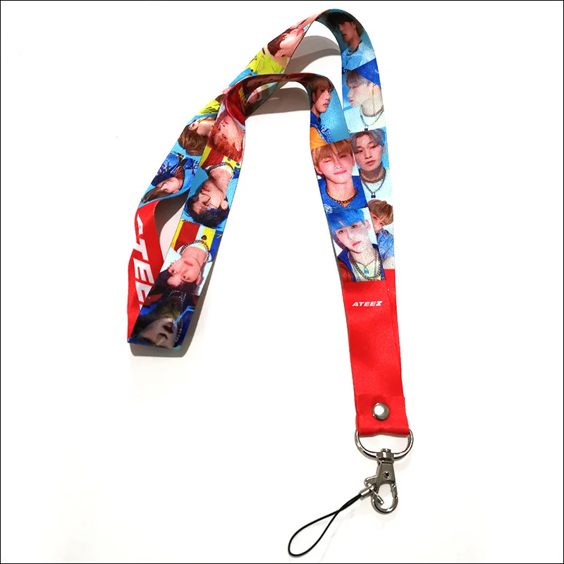 

KPOP Straykids Nct Twice Got7 Star Lanyard Mobile Phone Strap Cartoon Sling Badge Braided Lanyard