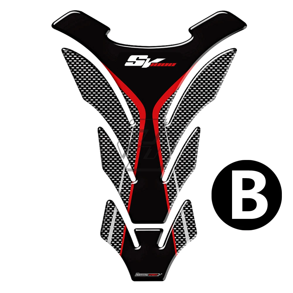 3D Мотоцикл Танк Pad протектор стикер чехол для Suzuki SV1000 SV1000S 2003-2007
