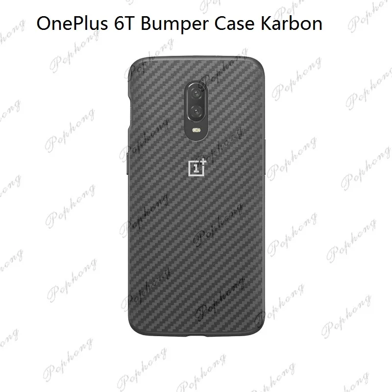 Чехол для Oneplus 5T 6 T, чехол-бампер, чехол Karbon, черное дерево, палисандр, полное заднее покрытие, Oneplus 5 T, круглый защитный щит - Цвет: oneplus 6T Karbon