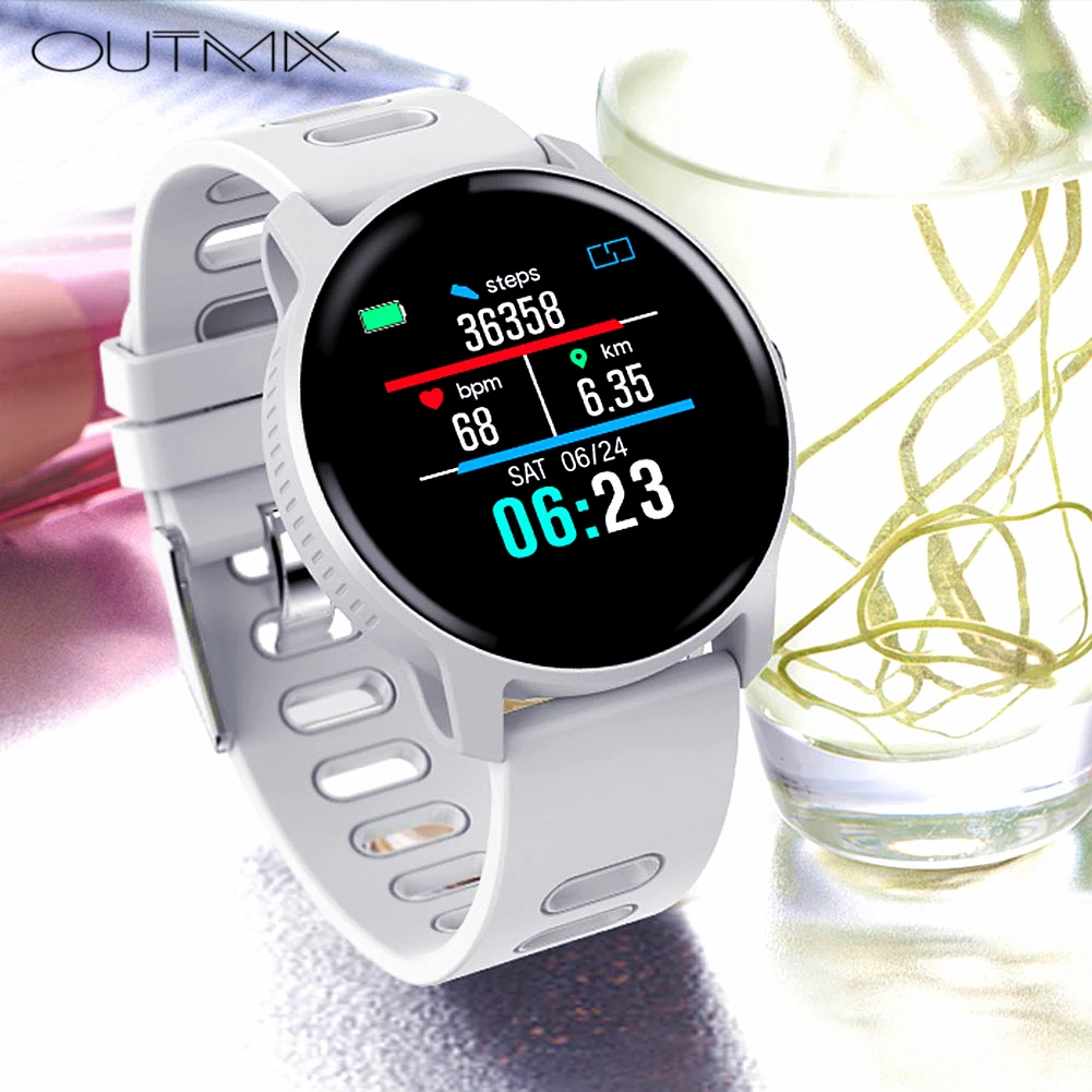 Хит продаж мужские спортивные Смарт часы S08 с шагомером водонепроницаемые IP68