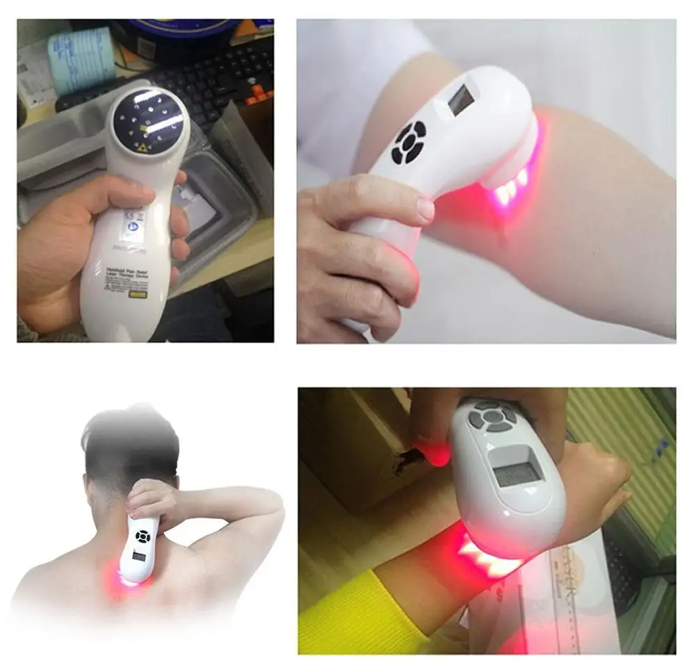 

Handheld Pain Relief Laser Therapy Device LLLT 650nm and 808nm Cold Laser Physical Therapy Handy Cure Pulse Laser Relief