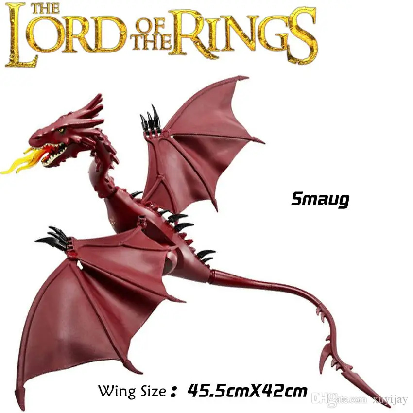 Властелин колец Хоббит SMAUG Дракон минифиг сборные строительные блоки Дети