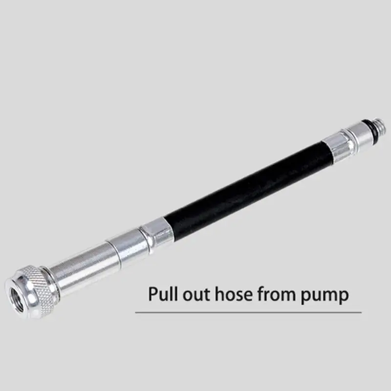 

Portable Mini Bicycle High Pressure Pump Aluminum Alloy Tire Ball Inflator Bilateraly Pumping Cycling Accessories Dropshipping