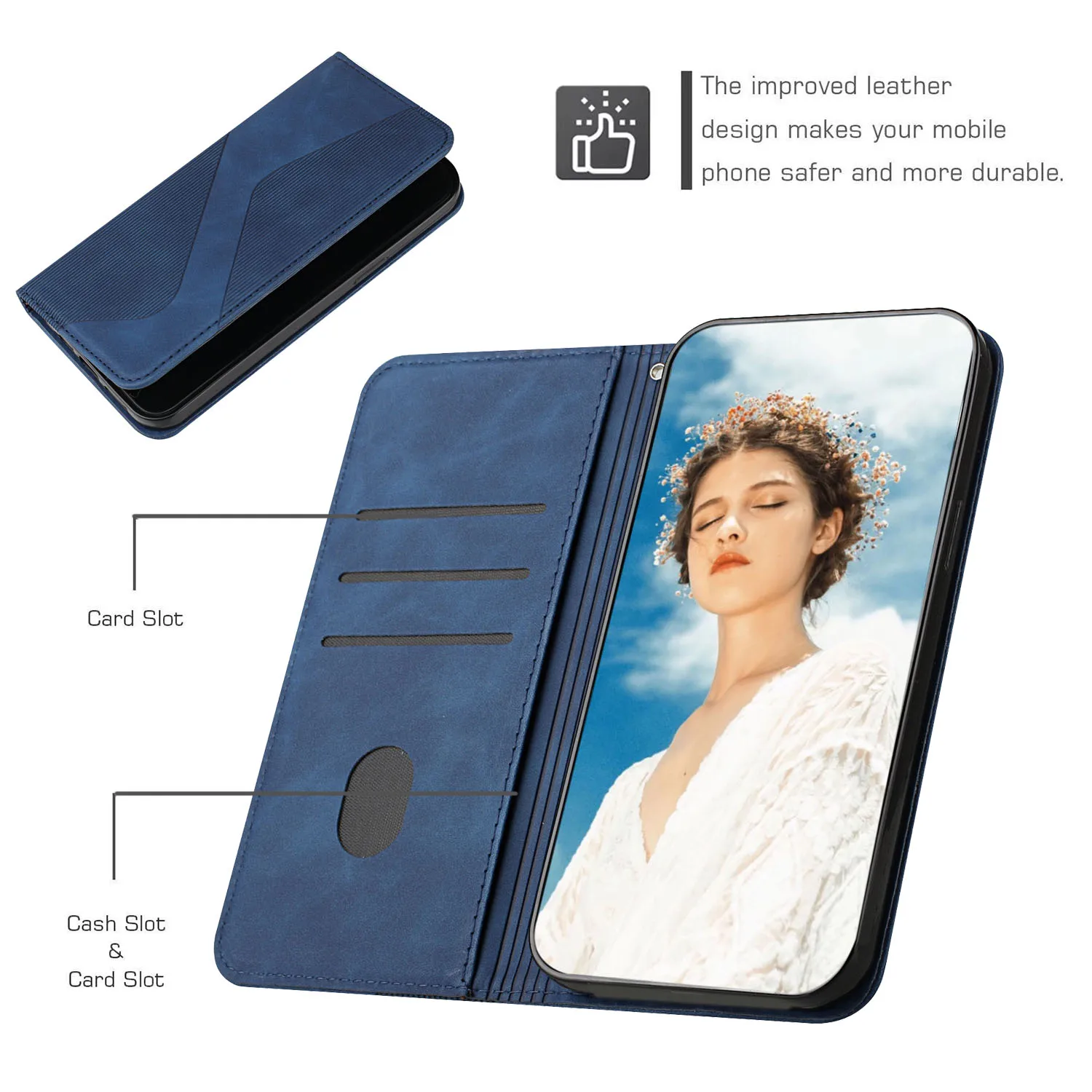 luxury flip wallet case for iphone 12 13 mini 11 pro x xs max xr 8 7 6s 6 plus se 2020 strong magnetic soft card phone bag cover free global shipping