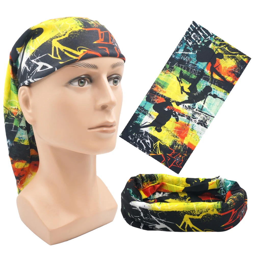 Мужская/Женская Защитная повязка на голову и шею для активного отдыха