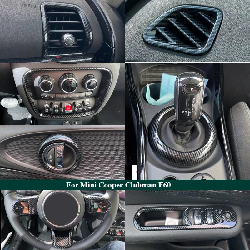 

Car Windows Control Panel Cover Stickers Moulding Trim for Mini Cooper Clubman 2022 Auto Styling Accessories Interior Cover Trim