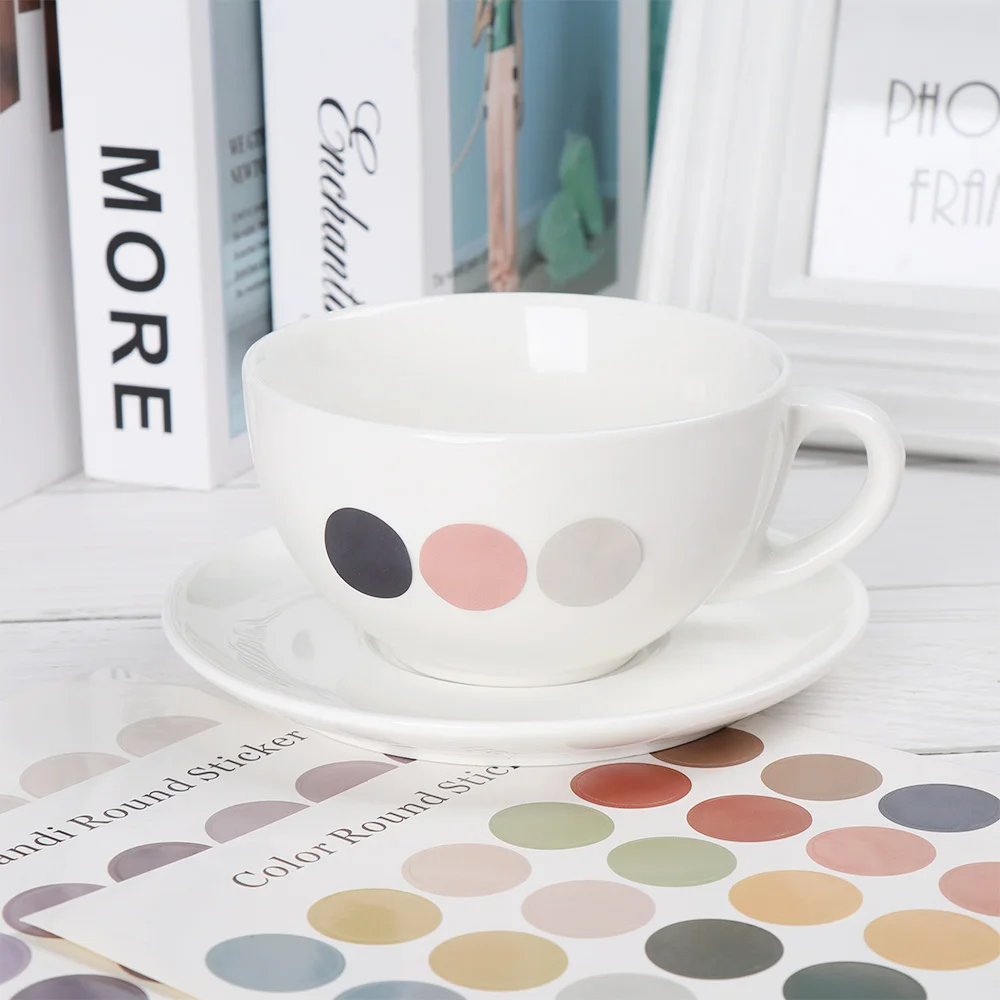 Нестандартные круглые наклейки DIY записываемые цветной альбом для скрапбукинга