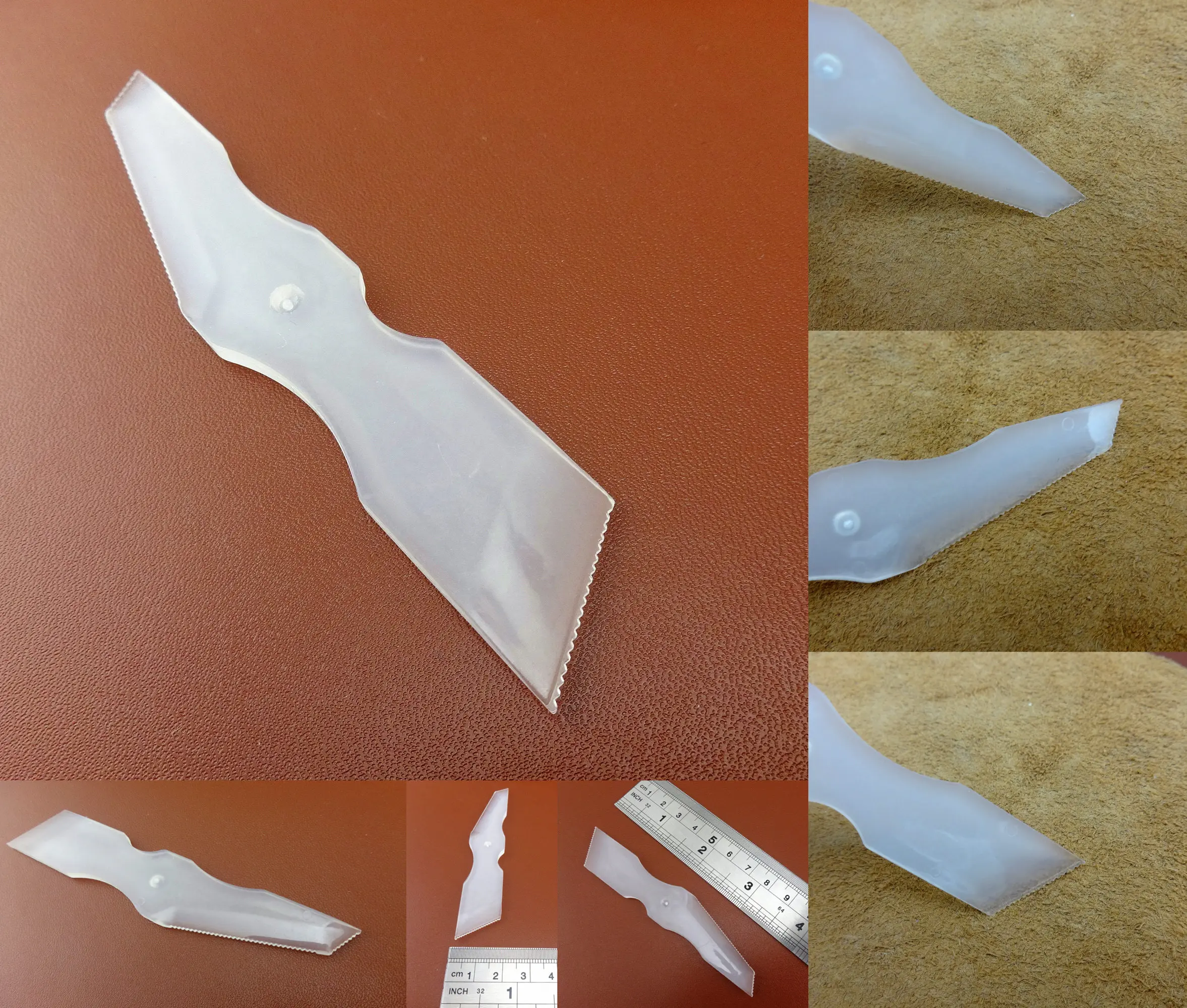 6 шт. кожаная форма для рукоделия клейкая доска расширитель клея инструмент