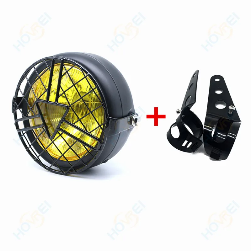 35 Вт Универсальный Ретро мотоциклетный гриль передняя фара vingate маска налобный