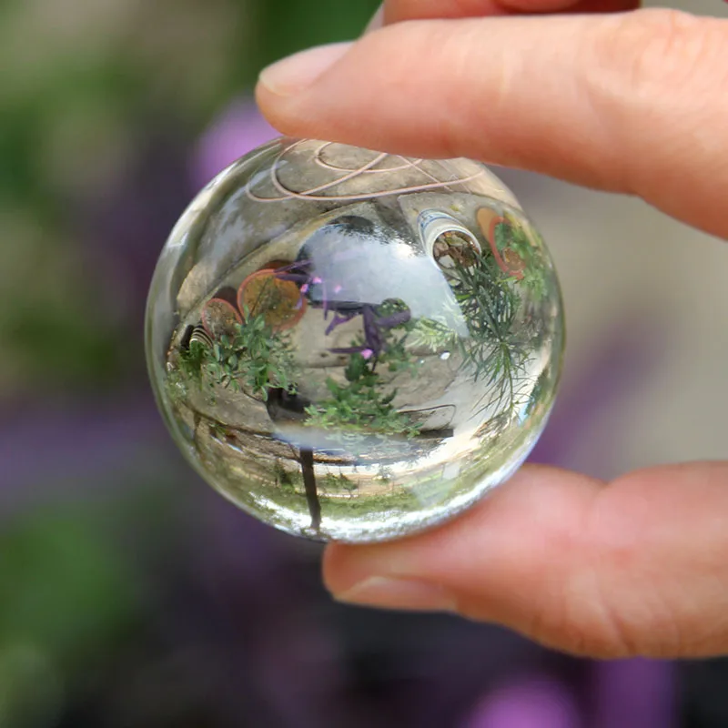 3/4 см прозрачный хрустальный стеклянный шар объектив сферическая фотография