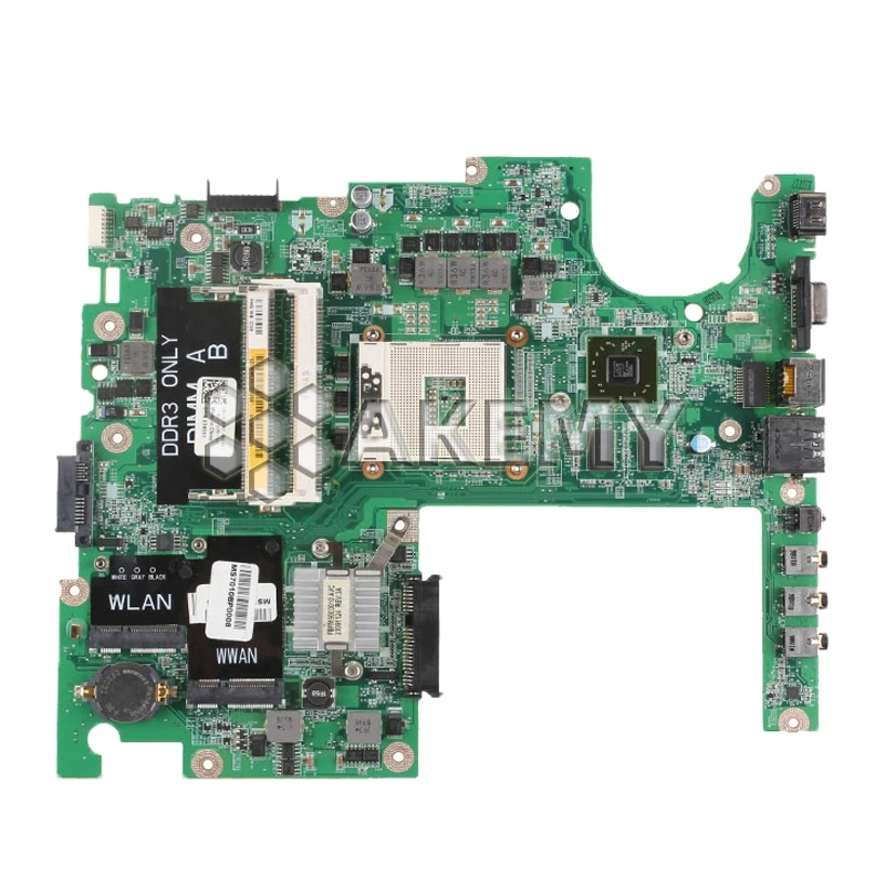 CN 04DKNR 04 DA0FM9MB8D1 материнская плата для For DELL Studio 1558 ноутбука 4DKNR HD5470 DDR3 CPU