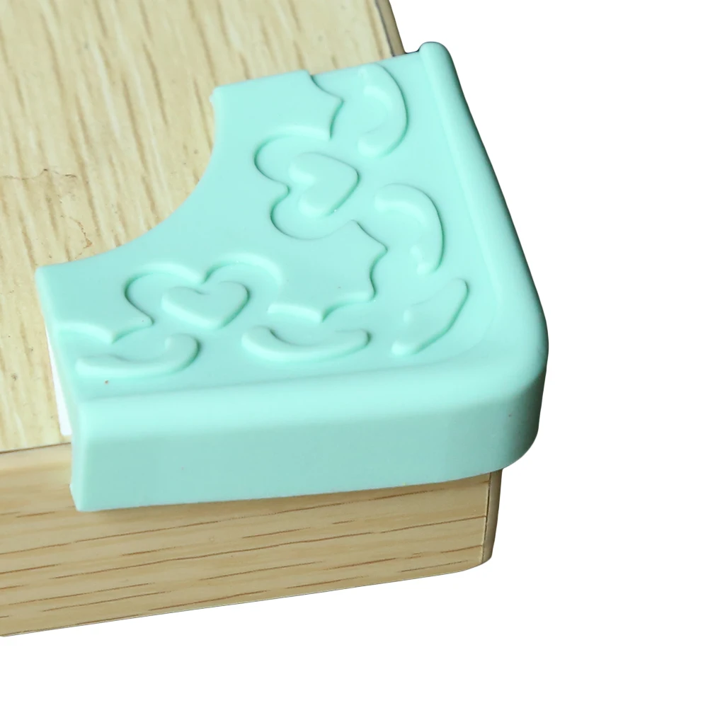 4 шт./компл. детская Защитная мягкая силиконовая защитная крышка для стола с