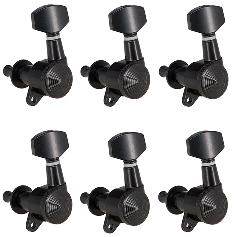 6 teilesatz gitarre tuning pegs chrome gesperrt string tuning pegs schlüssel tuner mechaniken e gitarre sperren schaller free global shipping