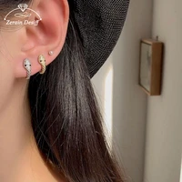 925 silver earrings punk style earrings dark couple snake shape personality street earrings fashion earrings