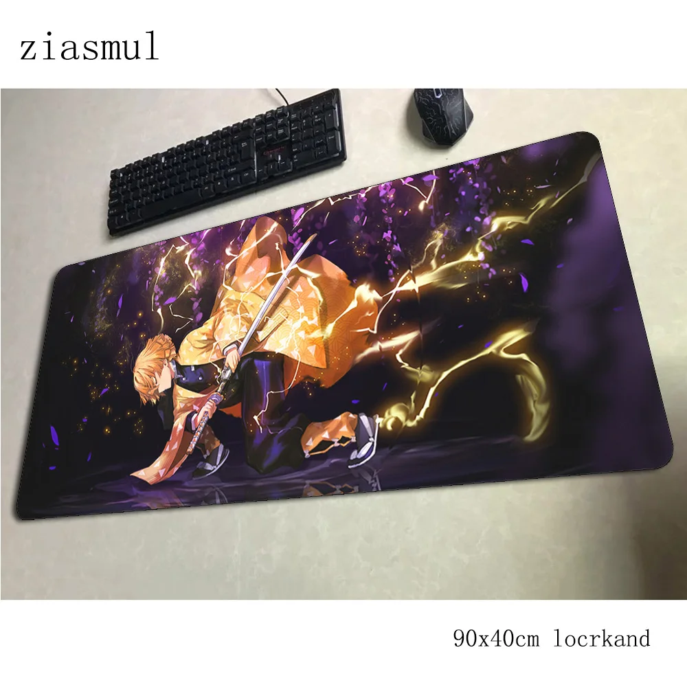 Коврик для мыши Kimetsu no Yaiba 90x40 см модные игровые коврики геймеров дома коврик s