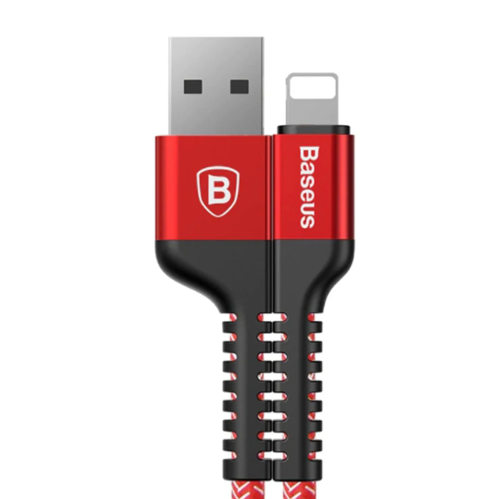 Кабель Baseus Confidant Anti break Cable For IP 2A 1.5M для iPhone (Красный) кабель зарядки