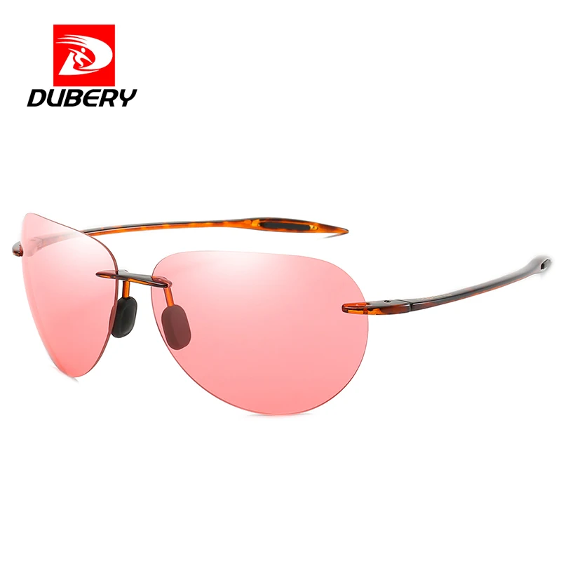 Солнцезащитные очки DUBERY мужские UV400 винтажные темные для вождения в черной