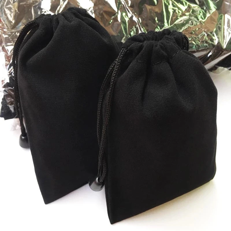 1 шт. бархатная подарочная упаковка мешков для ювелирных изделий с кулиской
