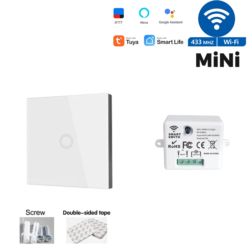 

Беспроводной умный выключатель WenQia 220V