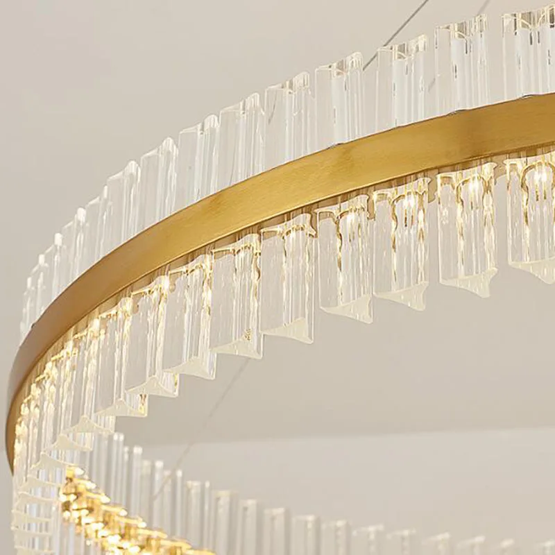

Gold For Living Room LED Crystal Chandeliers Modern Crystal Chandelier Bedroom lights Decoration for Home Hanging Fixtures