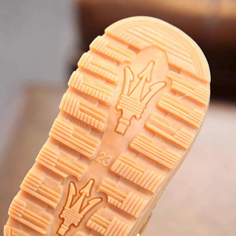 Детская обувь для малышей детские зимние теплые ботинки снега плюшевая на