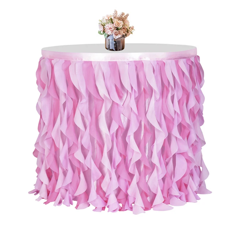 

Table Skirt Tulle Table Skirt for Wedding Decoration Baby Shower Birthday Banquet Party Wedding Table Skirting 77cm Height