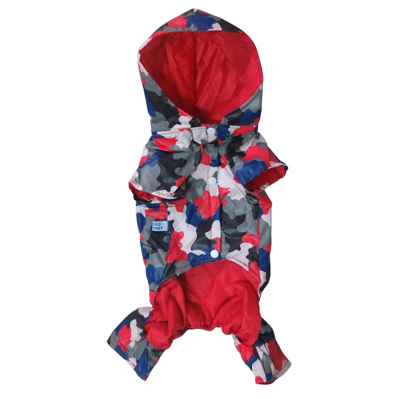 Camouflage Верхняя одежда Куртка зимняя камуфляжная одежда для животных для щенков толстый комбинезон пуховое пальто для собаки - Цвет: Camouflage