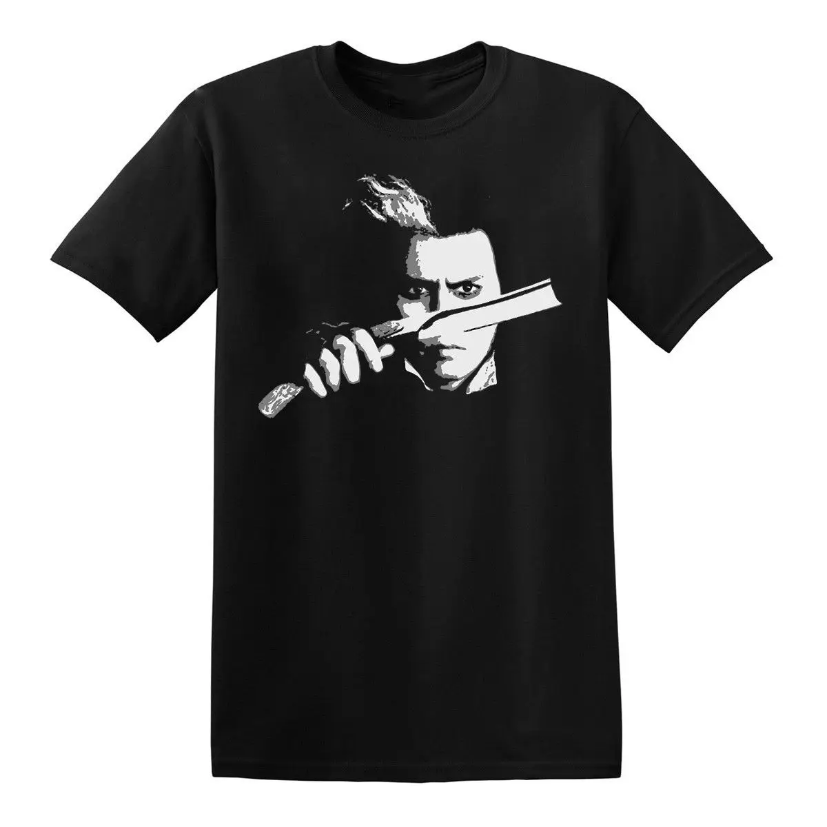 DEMON BARBER футболка SWEENEY TODD фильм Джони Депп |