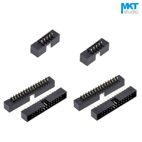 Прямые контакты 2 0 мм шаг DC3 штекер IDC коннектор с крышкой 6P 8P 10P 12P 14P 16P 18P 20P 24P 26P 30P 34P