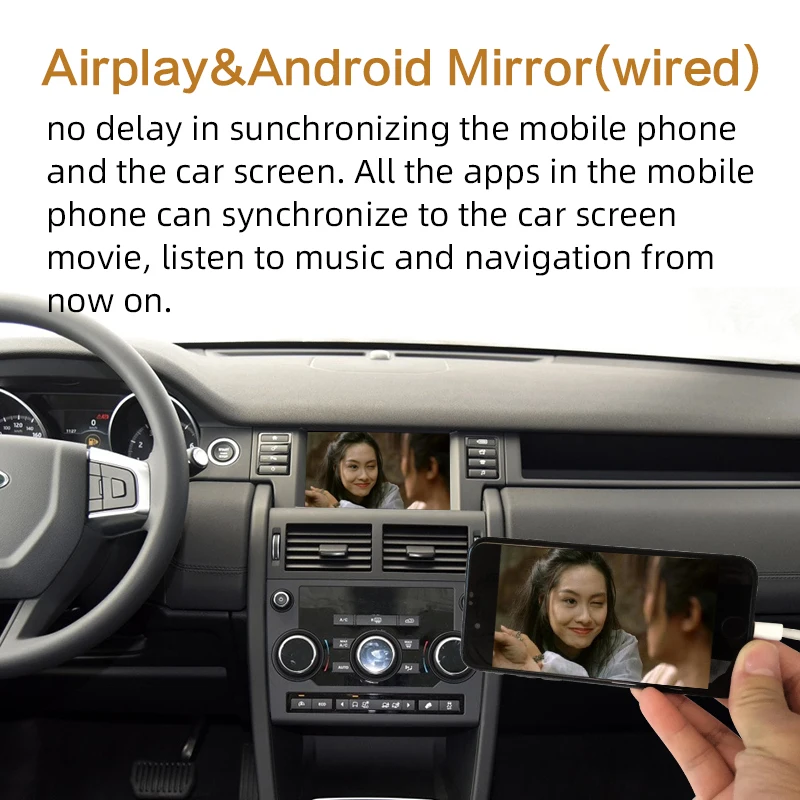 

Sinairyu Wireless Apple Carplay For Land Rover/Jaguar Discovery Sport F-Pace Discovery 5 Android Auto Mirror Wifi iOS13 Car Play