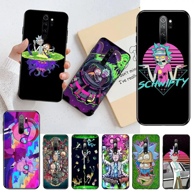 Забавный милый чехол для телефона с рисунком Морти и Рикс Redmi Note 9 8T 8A 7 6 6A Go Pro Max