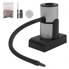 Портативный коптильня, маленький кухонный пистолет для курения пищи с деревянными чипсами для бара, приготовление мяса, барбекю, напитков