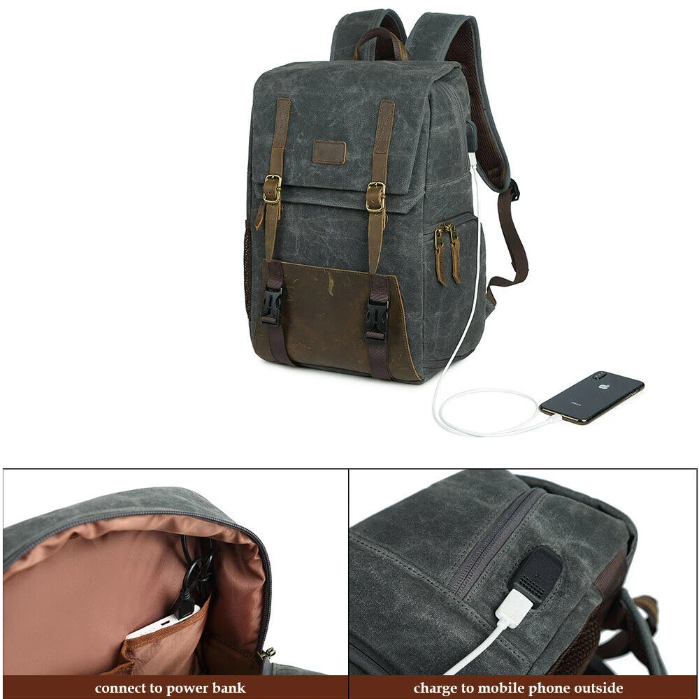 Сумка для камеры путешествий DSLR фотографии водонепроницаемая холщовая сумка на