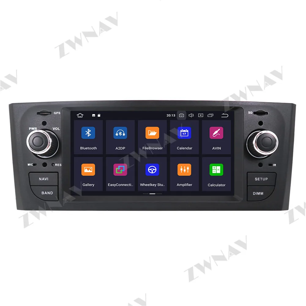 PX6 4+64GB Android 10.0 Car Multimedia Player For Fiat Grande Punto Linea 2005-2012 GPS Radio navi stereo Touch screen head unit |