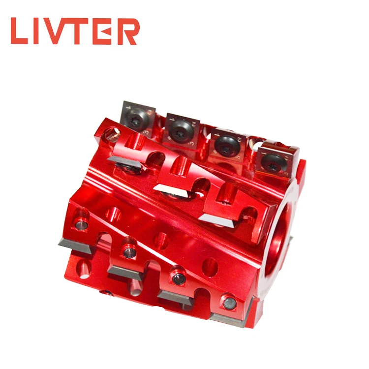 LIVTER heavy duty planer cutter helical cutter head for woodworking four sides moulder