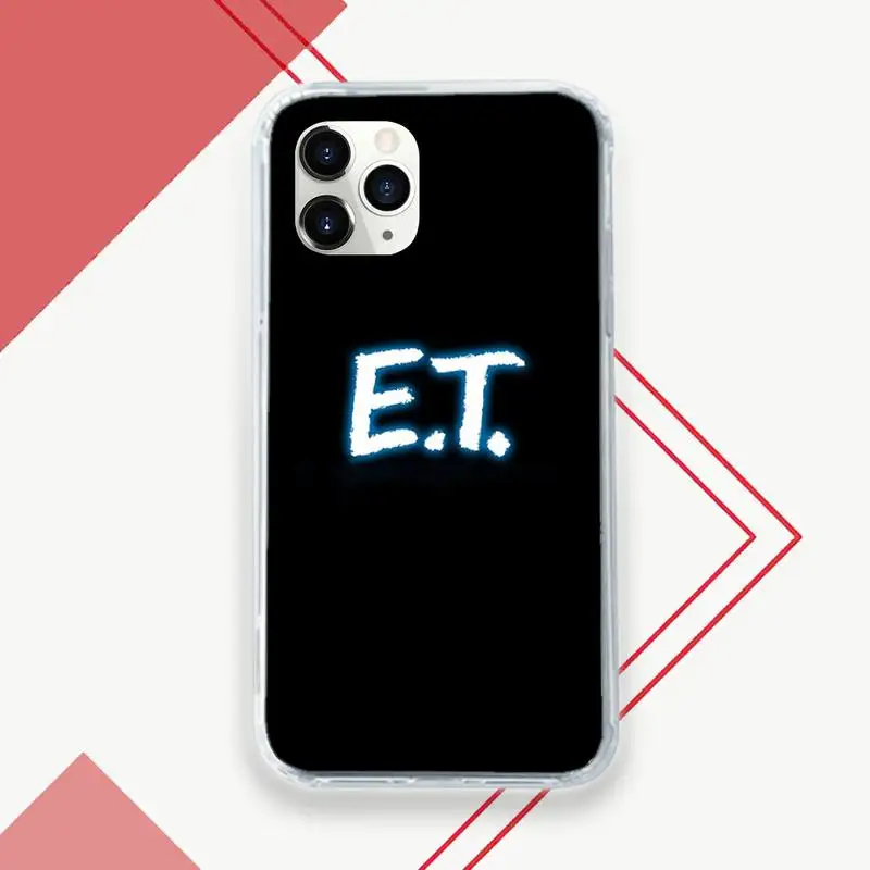 

E.T. The Extra-Terrestrial Movie Phone Case Transparent for iPhone 11 12 mini pro XS MAX 8 7 6 6S Plus X 5S SE 2020 XR