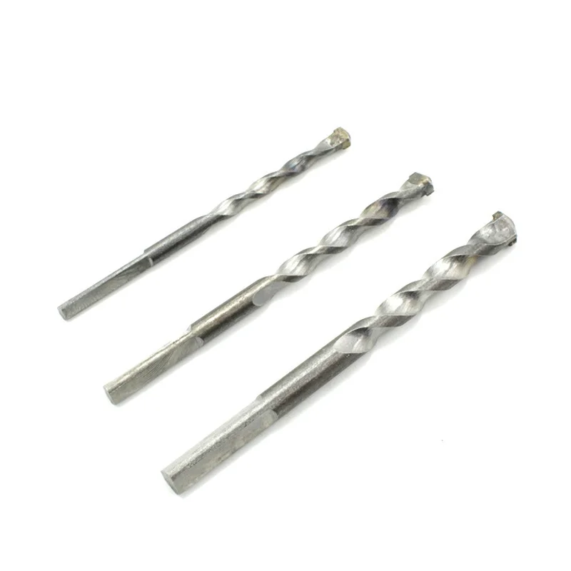 

Sunshine Makita Percussion Rock Drill Bit Triangular Handle Cement Concrete Wall Construction Engineering Impact Drill Set 3pc