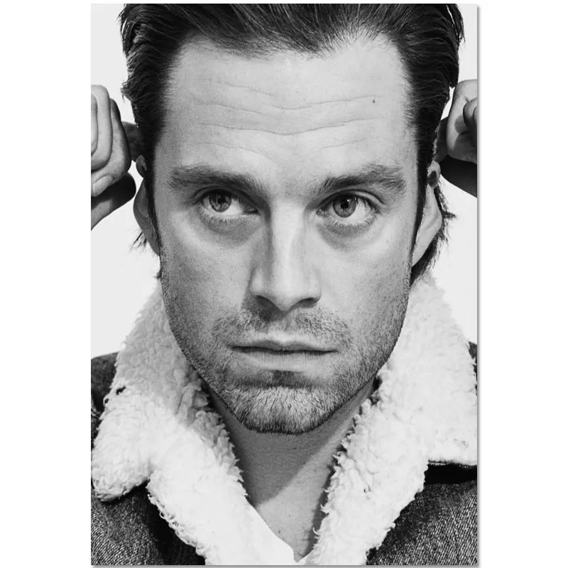 Модный классический постер на заказ Себастьян Стэн тканевый домашний декор