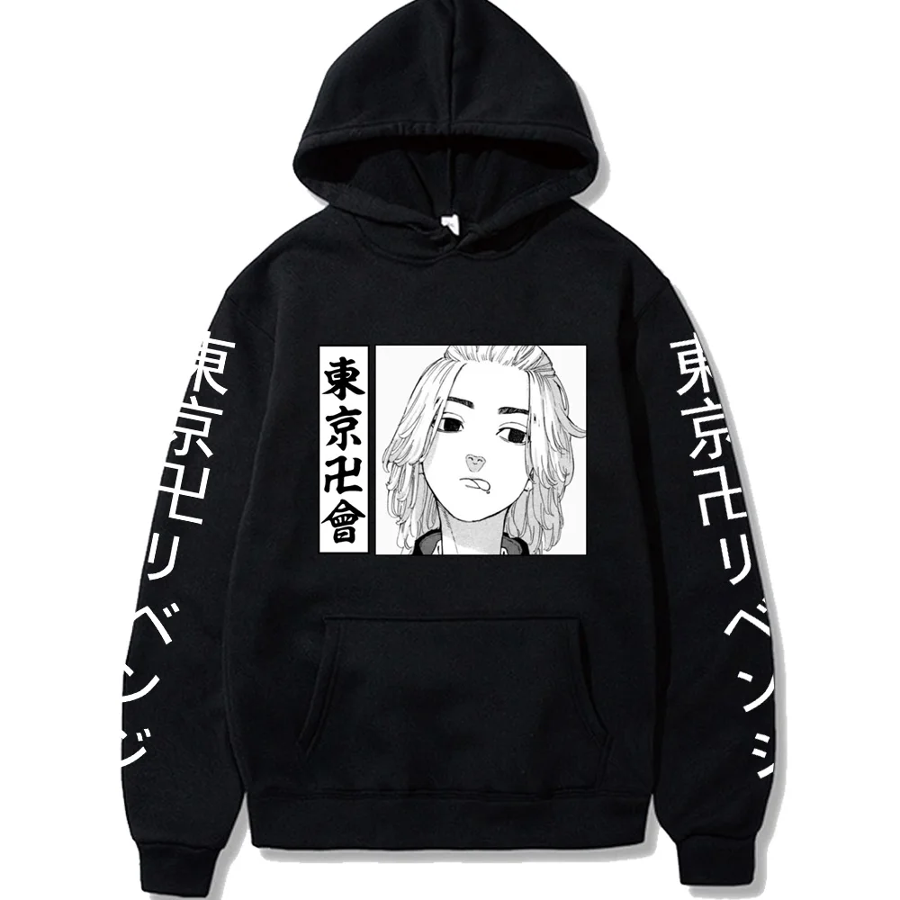 

Tokyo Revengers Hoodies Unisex Male Female Print Anime Clothes Hip Hop Streetwears Pullover