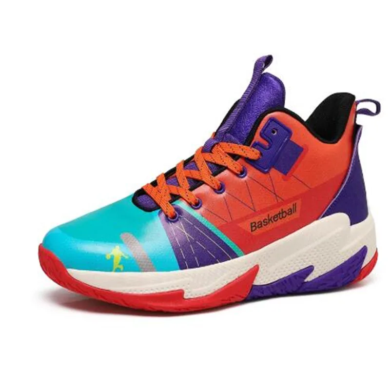 

2021 Spring Men Basketball Shoes Unisex Basketball Sports Buffer Shoes High Quality Couple Sneakers Gym Athletic Shoe For Male