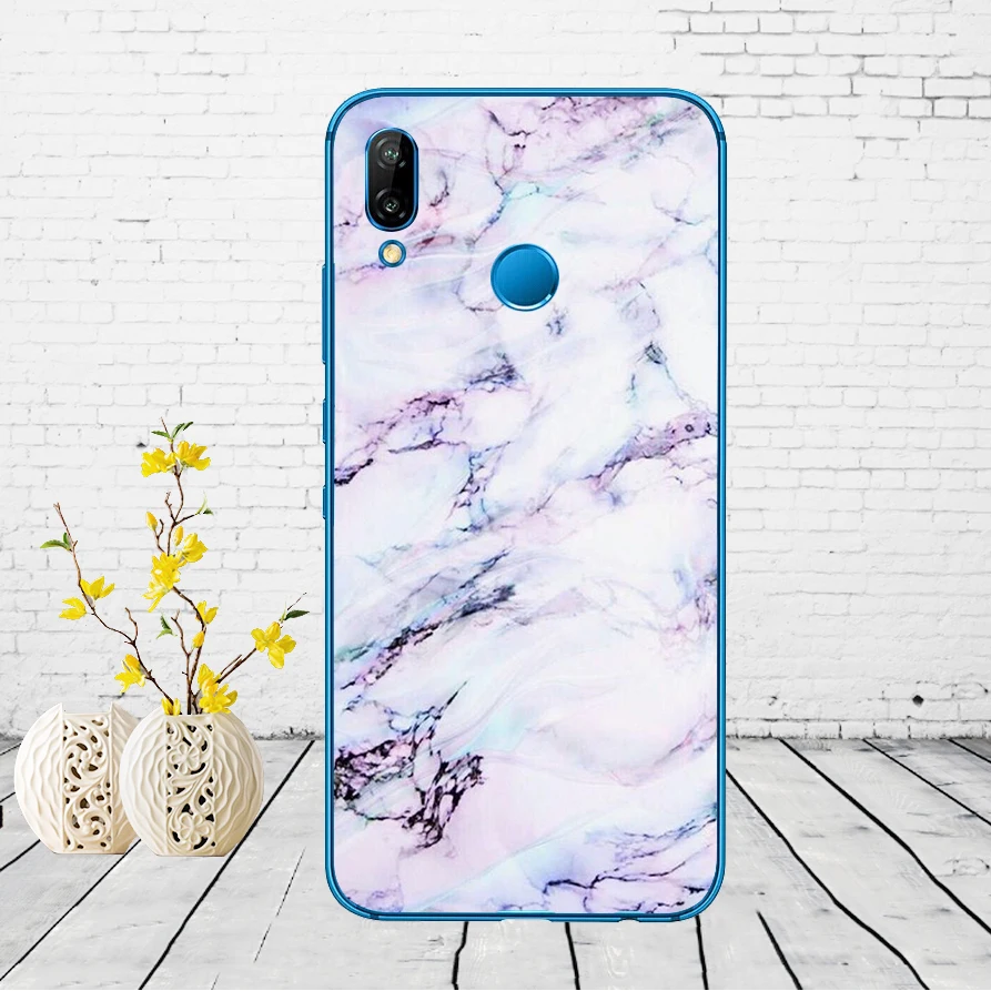 44DD мраморный камень Мягкий силиконовый чехол для Huawei P9 P10 P20 P30 Lite mate 10 20 PRO lite p smart чехол