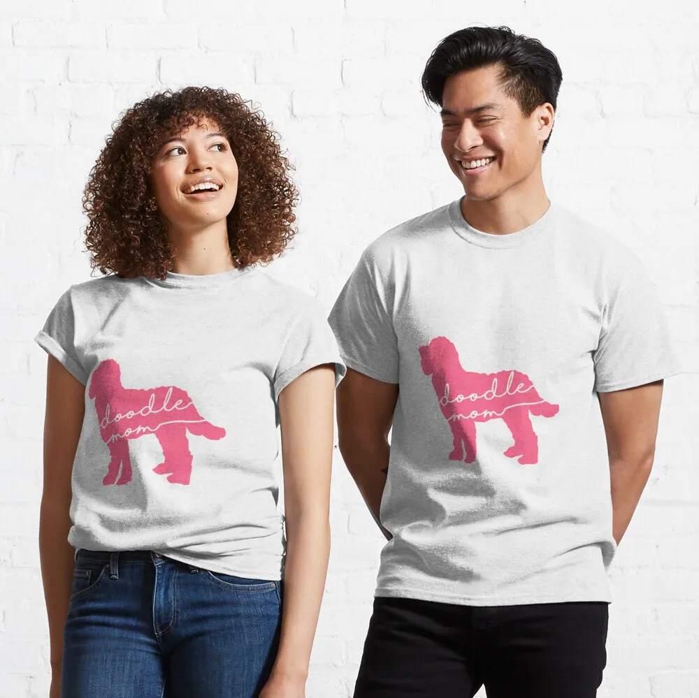 

Tops T Shirt Women Doodle Mom Classic T-Shirt