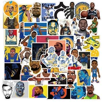 basketball star outdoor sports graffiti aesthetic stickers luggage notebook school office stationery decoration supplies 50pcs