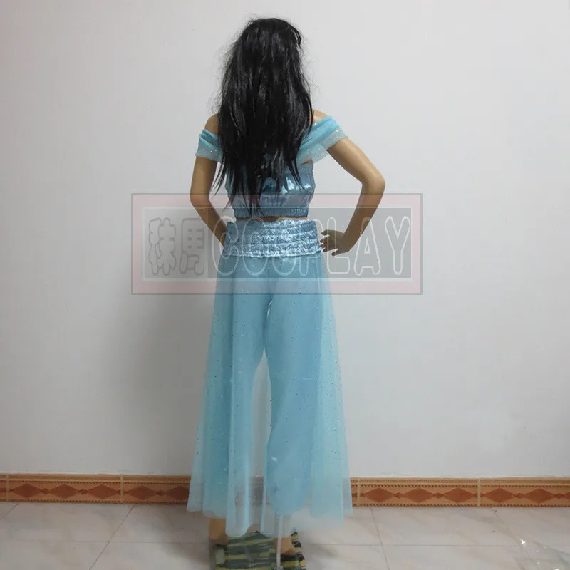 

Princess Jasmine Christmas Party Halloween Uniform Outfit Cosplay Costume Customize Any Size