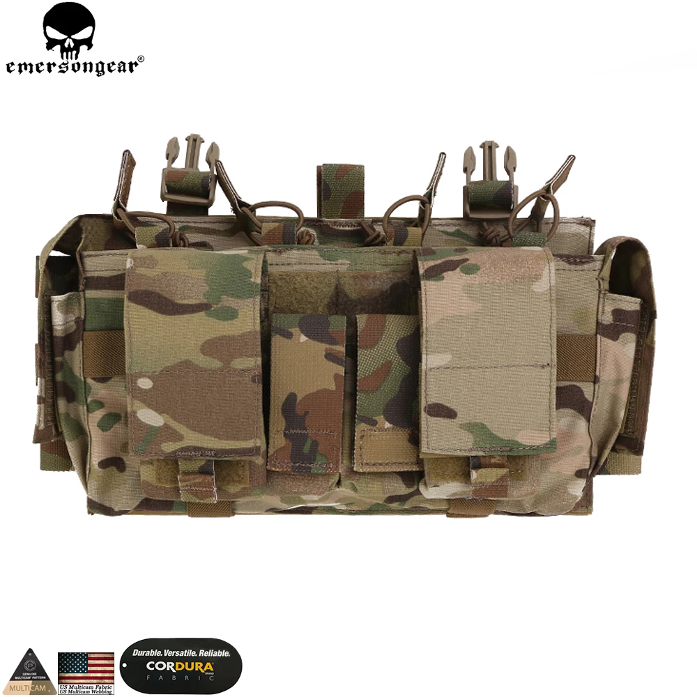 EMERSONGEAR  MF Style Gen IV Compatible Placards Outdoor Military Tactical Chest Rig Hunting Vest Magazine Pouch Bag EM7363