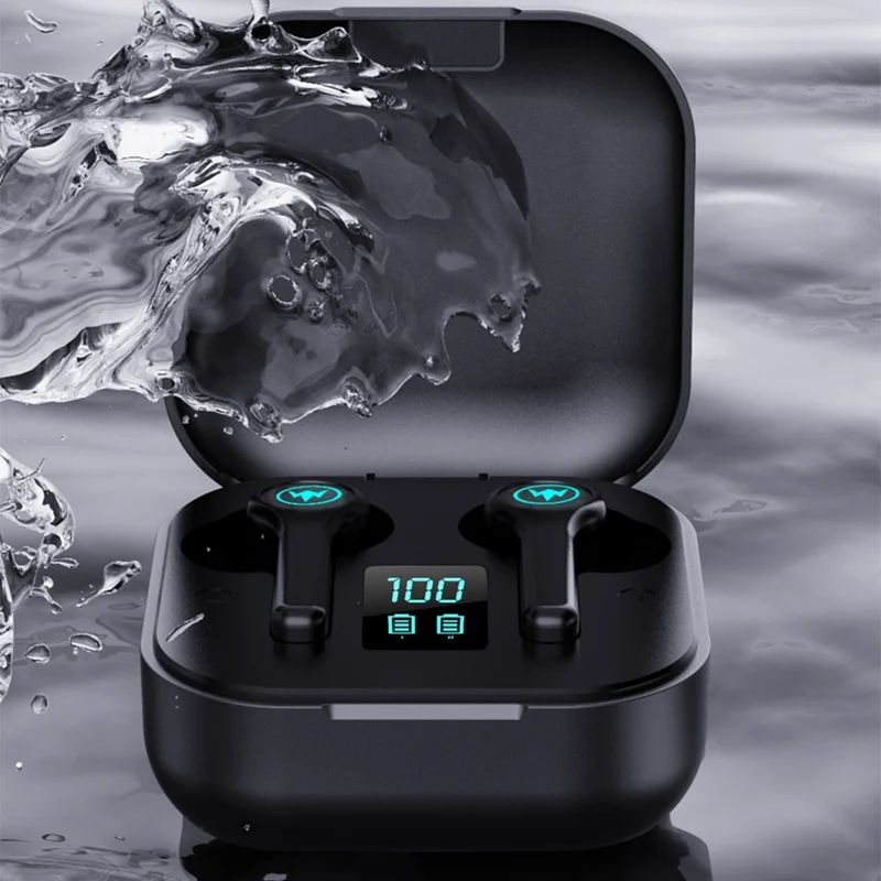 

TWS-стереонаушники с поддержкой Bluetooth 5,0 и зарядным футляром на 2200 мА · ч