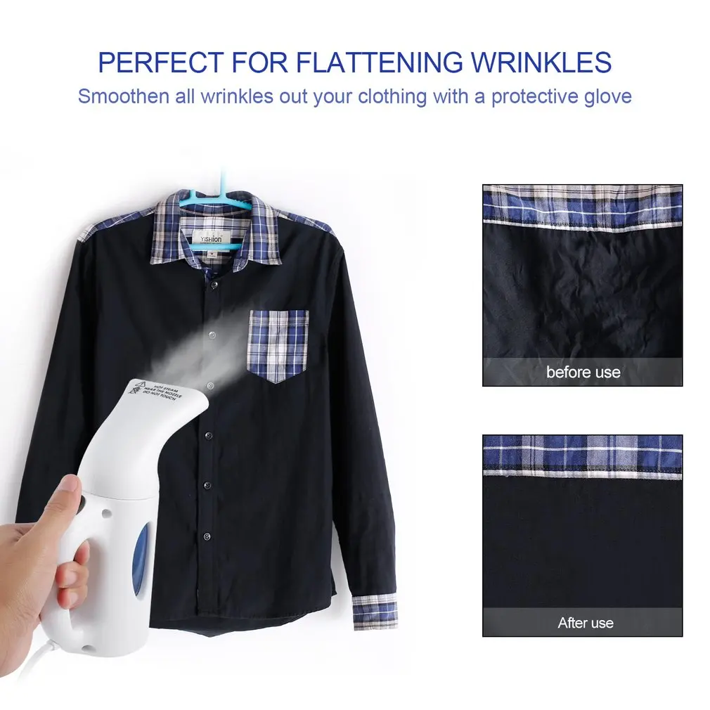 Warehouse 700W Handhold Ironing Machine Portable Dry Cleaning Travel Garment Steamer with Brush for Clothes Iron Home | Дом и сад