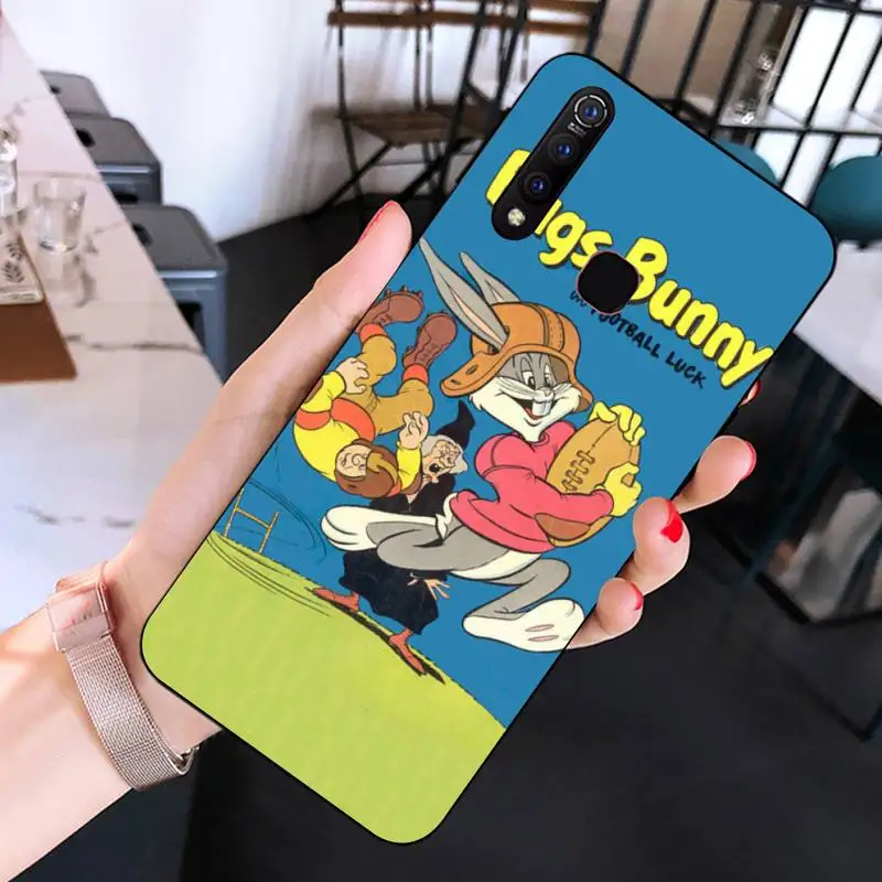 

FHNBLJ Bunny Bugs New Cute Cartoon Soft Phone Case Cover for huawei 7S 7 PRO 9 6 Y5 PRIME 2018 Y7 9 5 6 PRO 2019