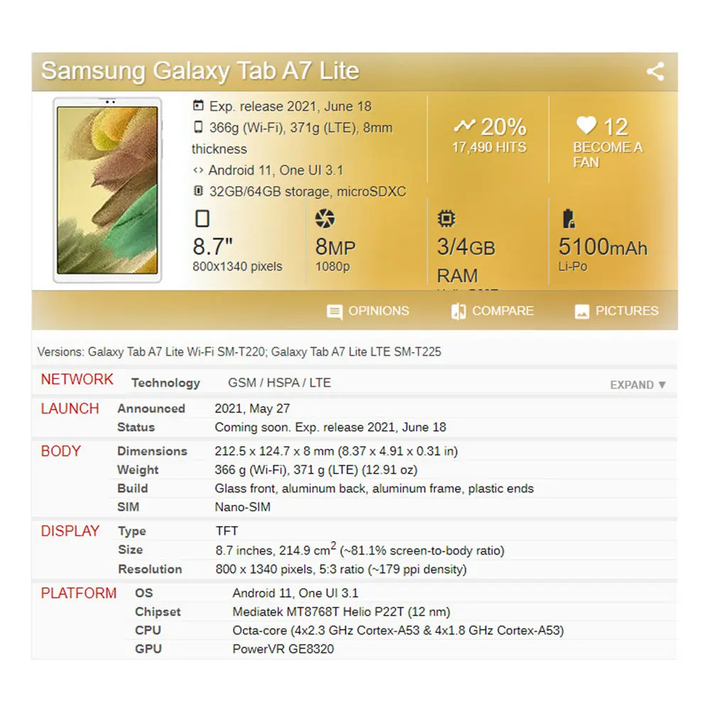 Армированный чехол для планшета Samsung Galaxy Tab A7 lite T220 8 7 дюйма тяжелый силиконовый