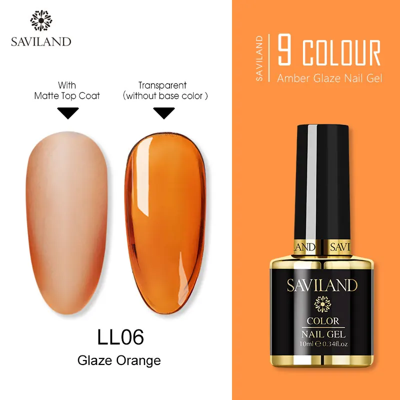 10ML LL06 SAVILAND Радужный Янтарный Гель-лак для ногтей креативный художественный Гель-лак для ногтей полупрозрачный праймер лак для ногтей - Цвет: 10ML LL06